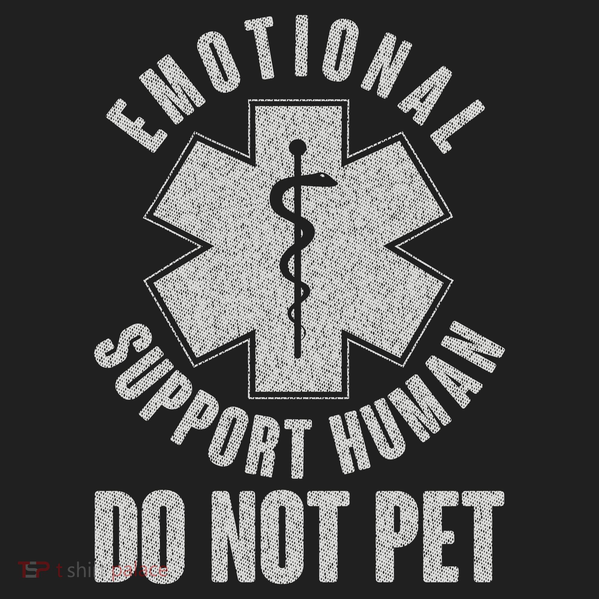 Funny Emotional Support Human Do Not Pet Tumbler