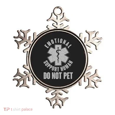 Funny Emotional Support Human Do Not Pet Ornament