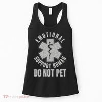 Funny Emotional Support Human Do Not Pet Women's Tank Top thumb 0