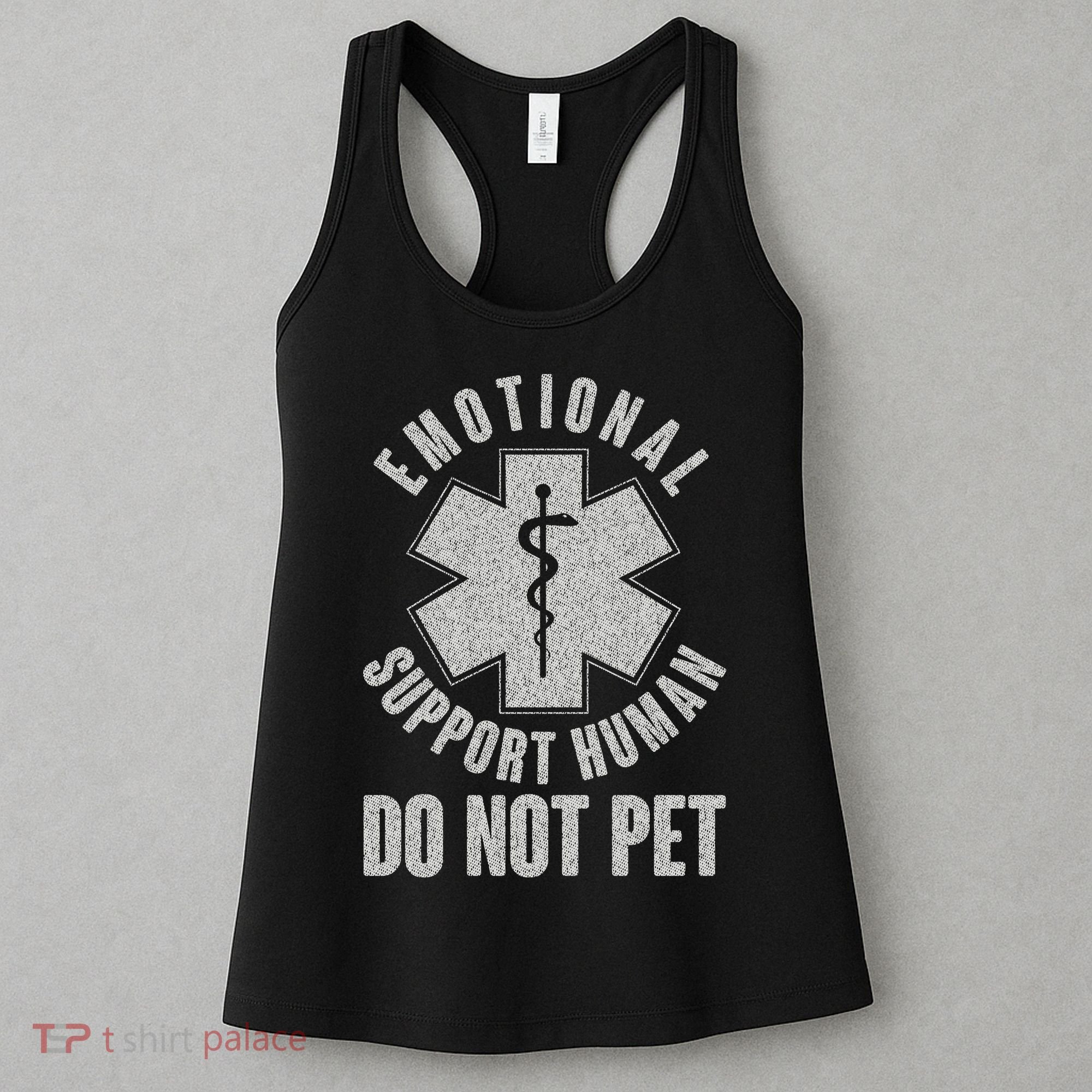 Funny Emotional Support Human Do Not Pet Women's Tank Top