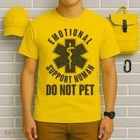 Funny Emotional Support Human Do Not Pet T-Shirt thumb 6