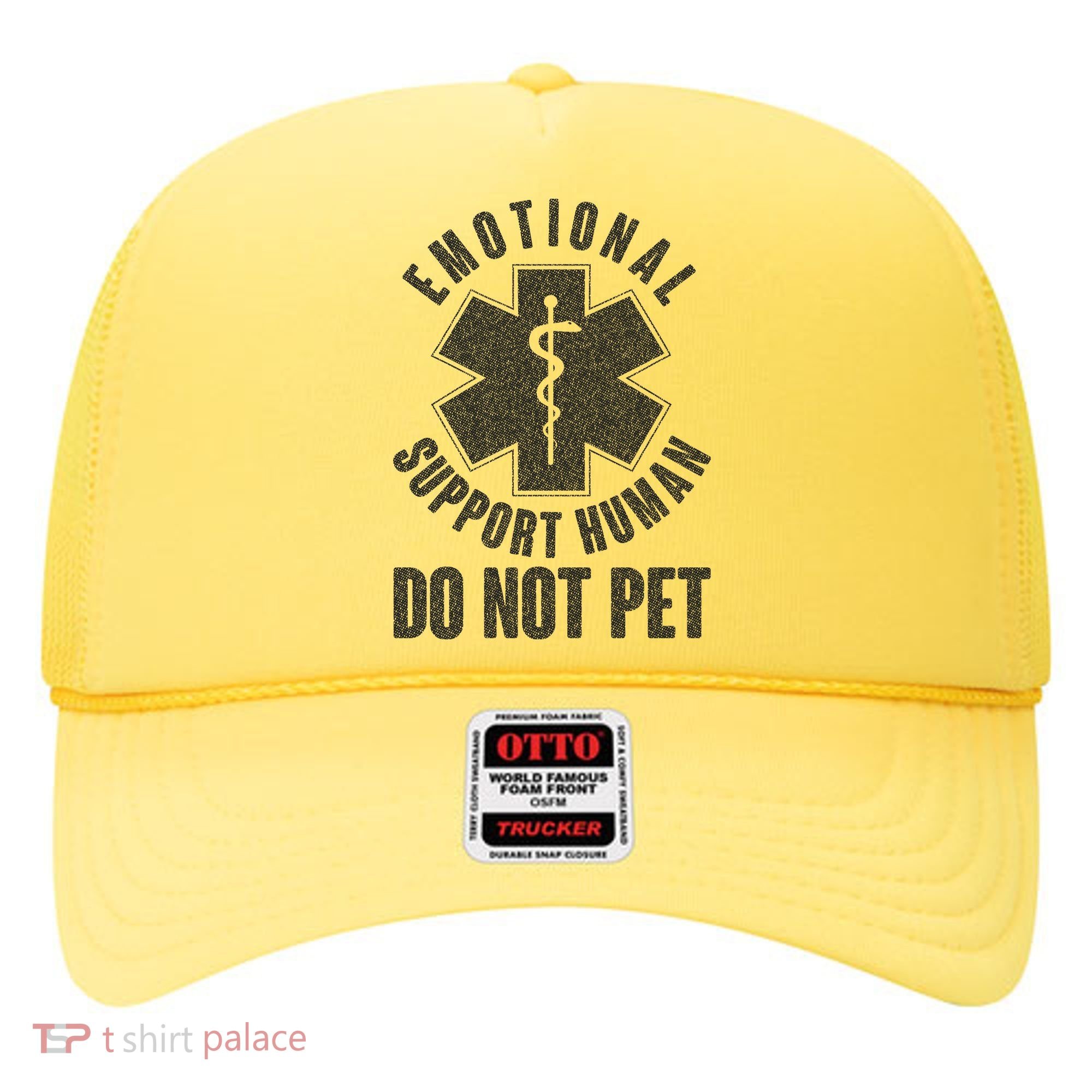 Funny Emotional Support Human Do Not Pet Hat