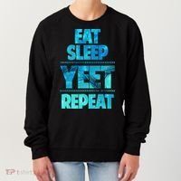 Funny Eat Sleep Yeet Repeat Women's Sweatshirt thumb 0