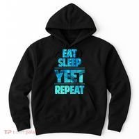 Funny Eat Sleep Yeet Repeat Hoodie thumb 0