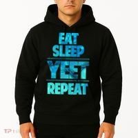 Funny Eat Sleep Yeet Repeat Hoodie thumb 2