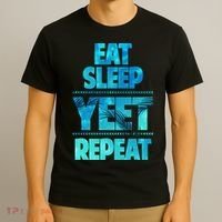 Funny Eat Sleep Yeet Repeat T-Shirt thumb 3