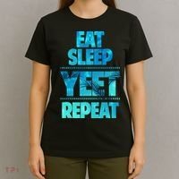 Funny Eat Sleep Yeet Repeat T-Shirt thumb 4
