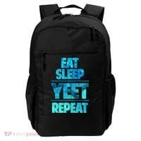 Funny Eat Sleep Yeet Repeat Backpack thumb 0