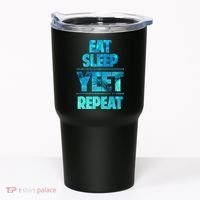 Funny Eat Sleep Yeet Repeat Tumbler thumb 0