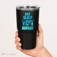 Funny Eat Sleep Yeet Repeat Tumbler thumb 2
