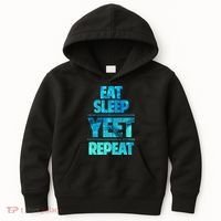 Funny Eat Sleep Yeet Repeat Kids Hoodie thumb 0