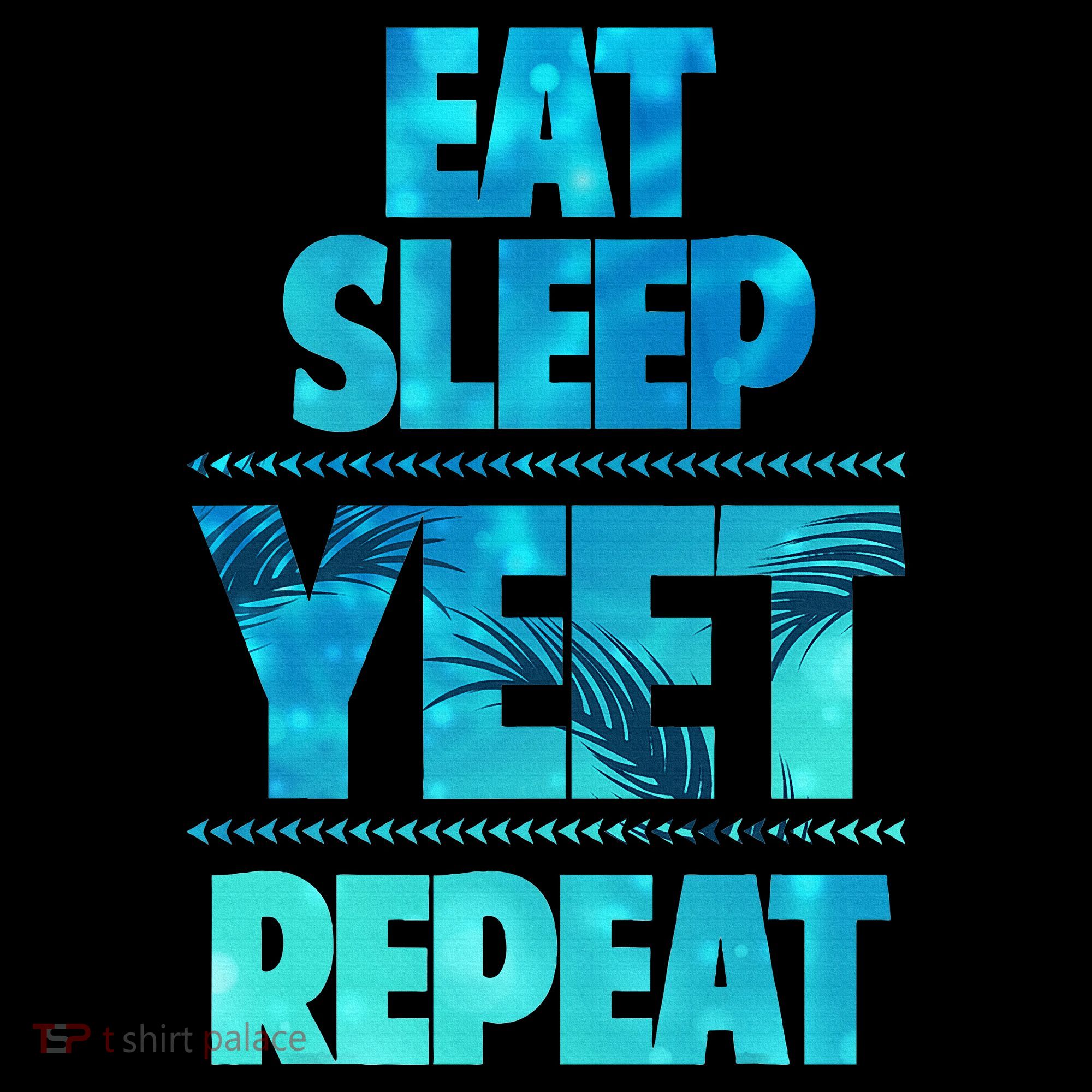 Funny Eat Sleep Yeet Repeat Kids Long Sleeve Shirt