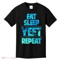 Funny Eat Sleep Yeet Repeat Kids T-Shirt thumb 0