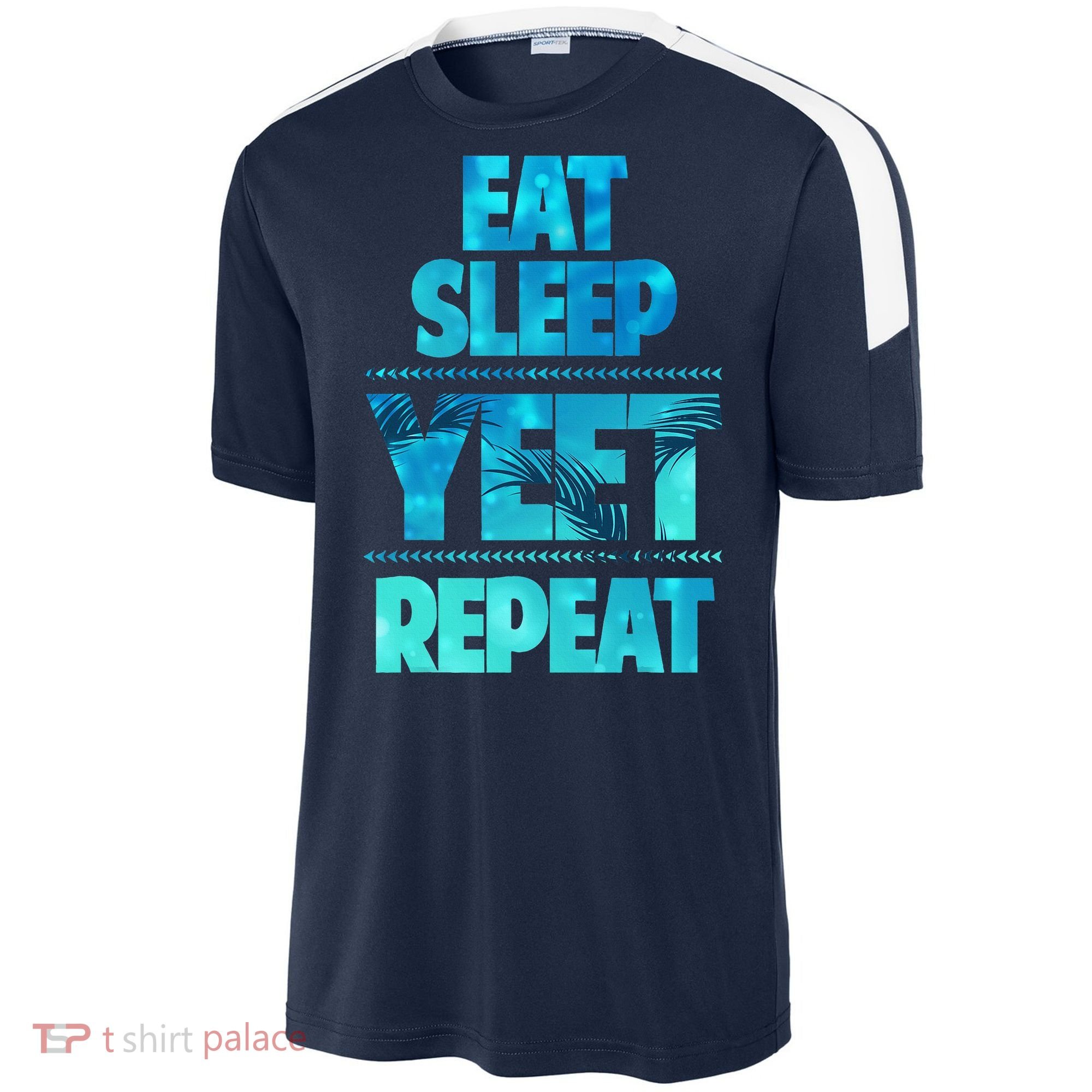 Funny Eat Sleep Yeet Repeat Sport-Tek Competitor United Soccer Jersey