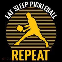 Funny Eat Sleep Pickleball Repeat Sport Gift Pickleball Player Coffee Mug thumb 5