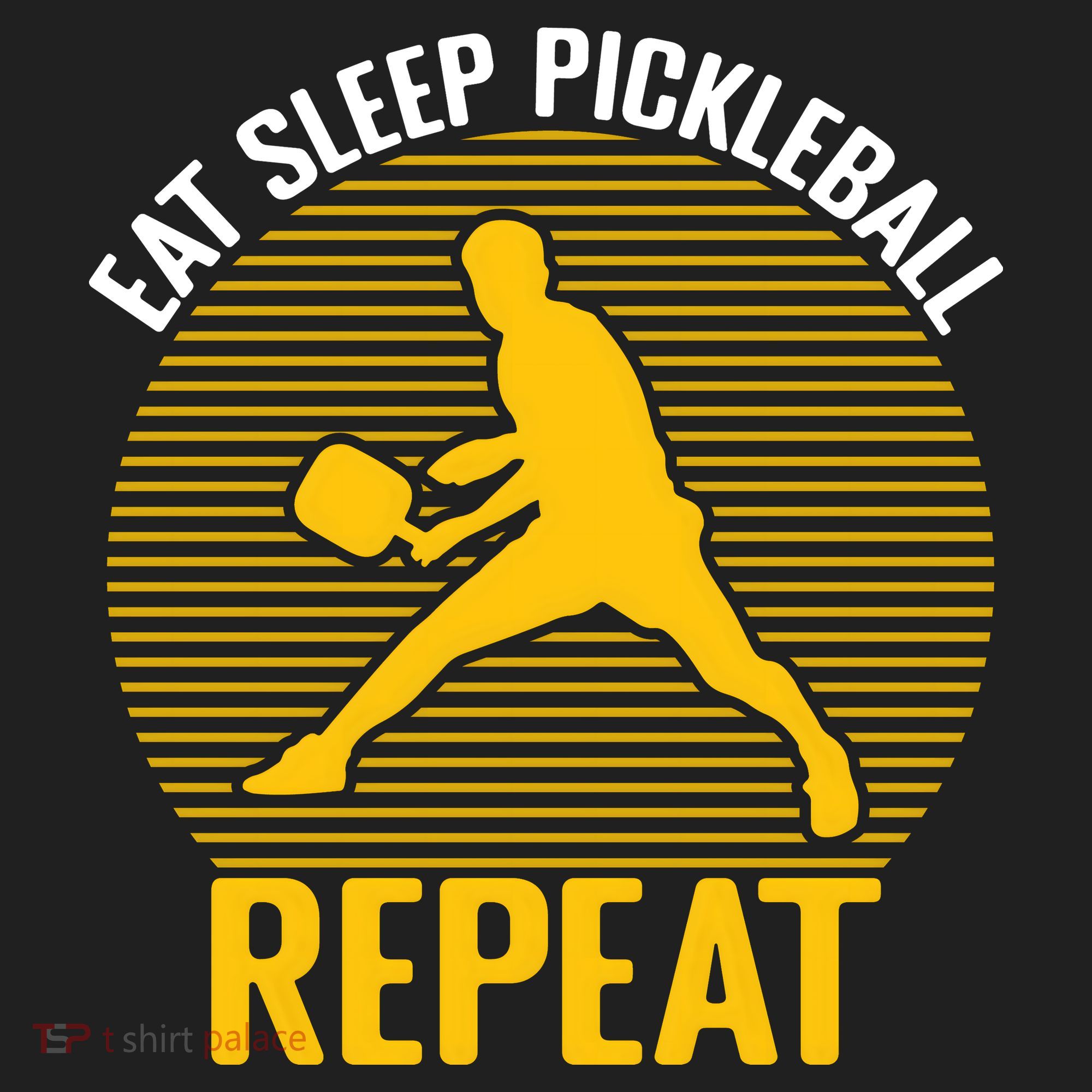 Funny Eat Sleep Pickleball Repeat Sport Gift Pickleball Player Tumbler