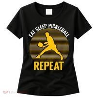 Funny Eat Sleep Pickleball Repeat Sport Gift Pickleball Player Women's T-Shirt thumb 0
