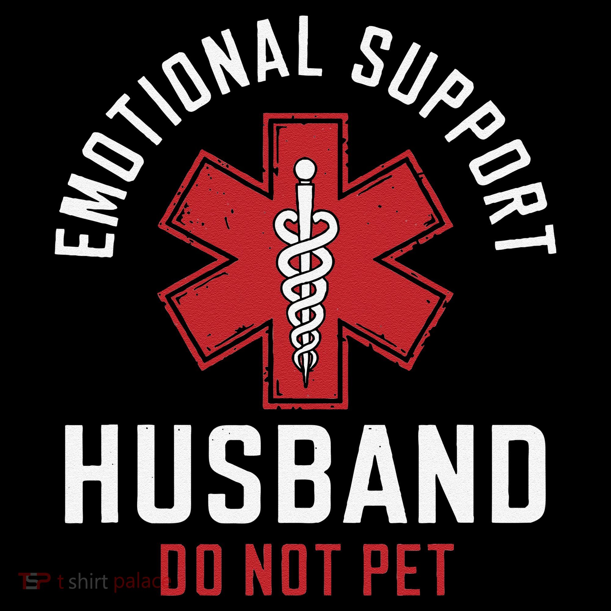 Funny Emotional Support Husband Do Not Pet Apron
