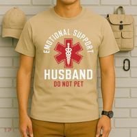 Funny Emotional Support Husband Do Not Pet T-Shirt thumb 6