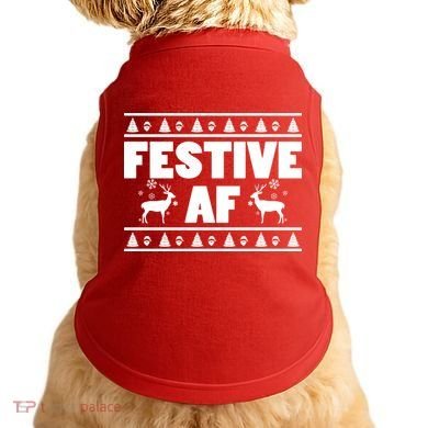 Festive AF Christmas Doggie Tank