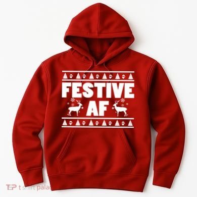 Festive AF Christmas Hoodie