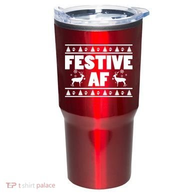 Festive AF Christmas Tumbler