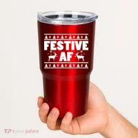 Festive AF Christmas Tumbler thumb 2