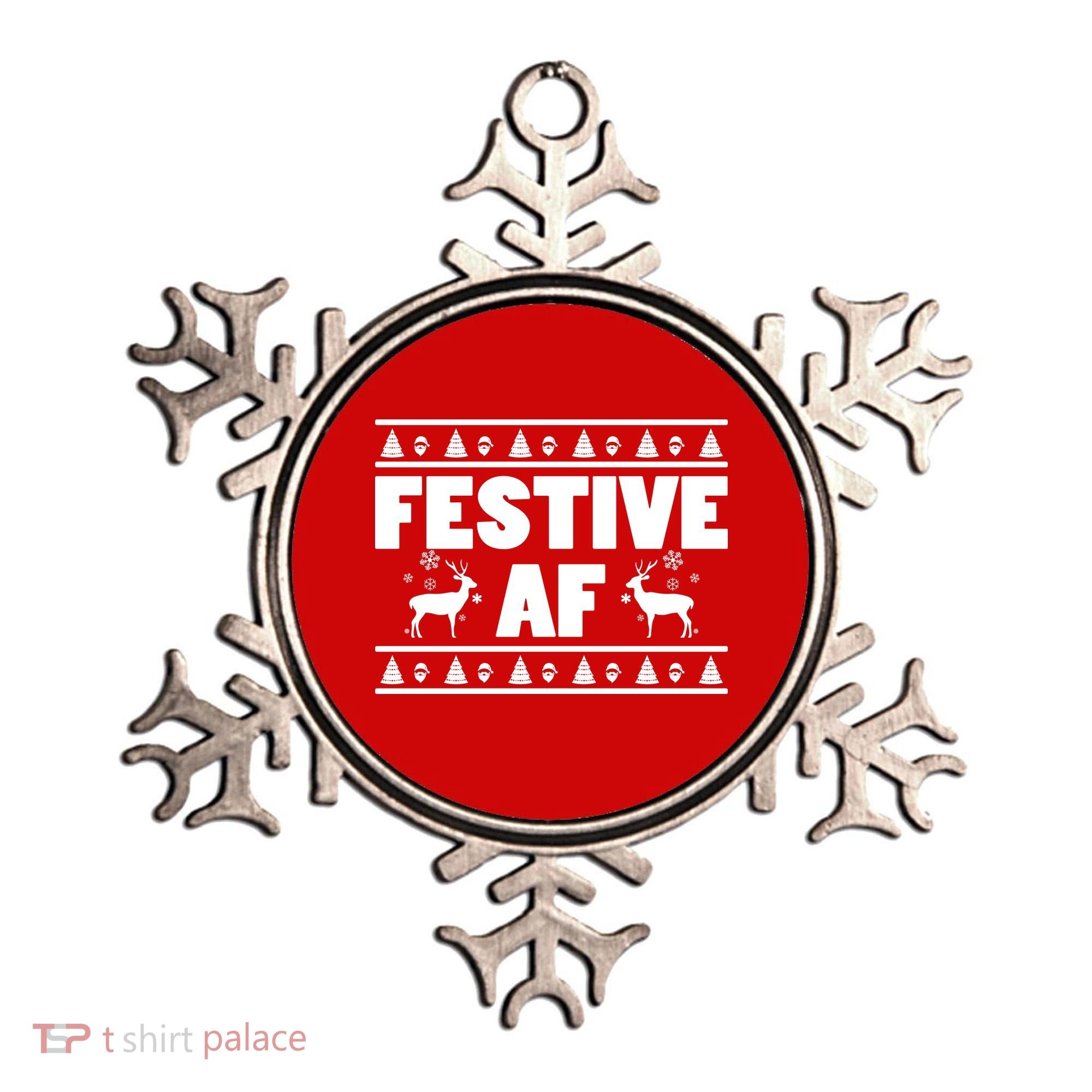 Festive AF Christmas Ornament
