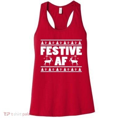 Festive AF Christmas Women's Tank Top