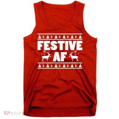 Festive AF Christmas Tank Top