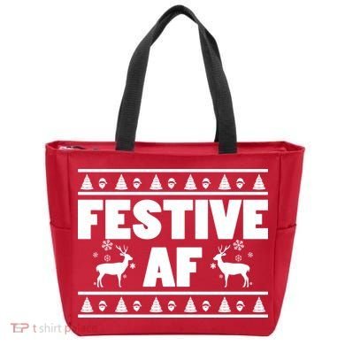 Festive AF Christmas Tote Bag