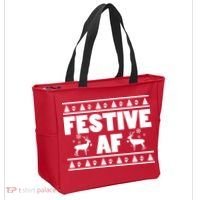 Festive AF Christmas Tote Bag thumb 2