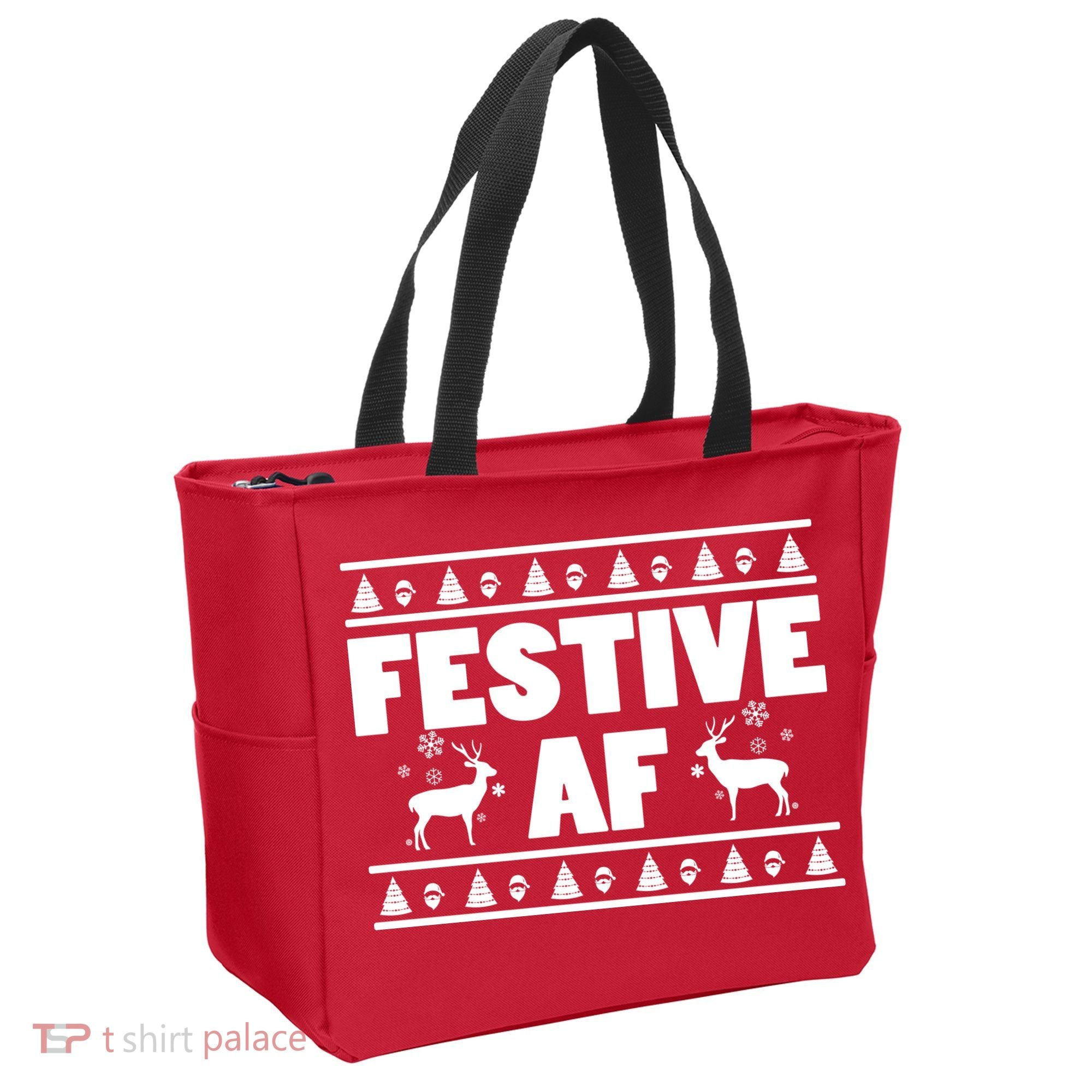 Festive AF Christmas Tote Bag