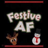 Festive AF Ugly Christmas Sweater Coffee Mug thumb 5