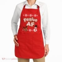 Festive AF Ugly Christmas Sweater Apron thumb 2