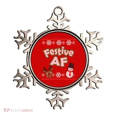Festive AF Ugly Christmas Sweater Ornament