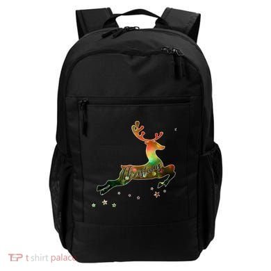 Festive Christmas Leaping Reindeer Backpack