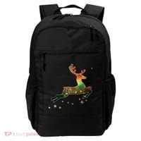 Festive Christmas Leaping Reindeer Backpack thumb 0
