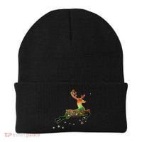 Festive Christmas Leaping Reindeer Beanie thumb 0