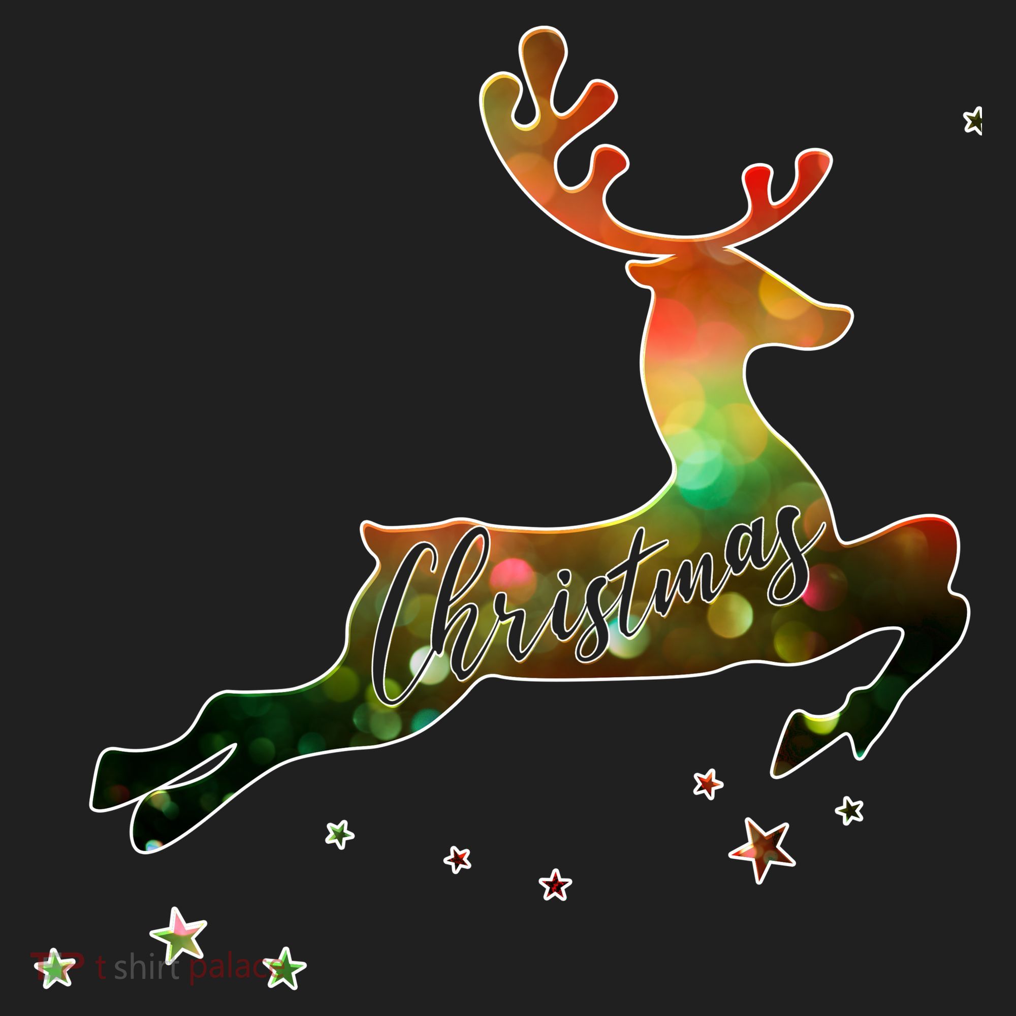 Festive Christmas Leaping Reindeer Beanie