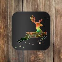 Festive Christmas Leaping Reindeer Coaster thumb 0