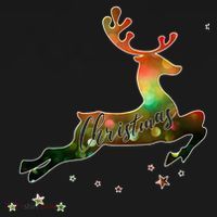 Festive Christmas Leaping Reindeer Coaster thumb 2