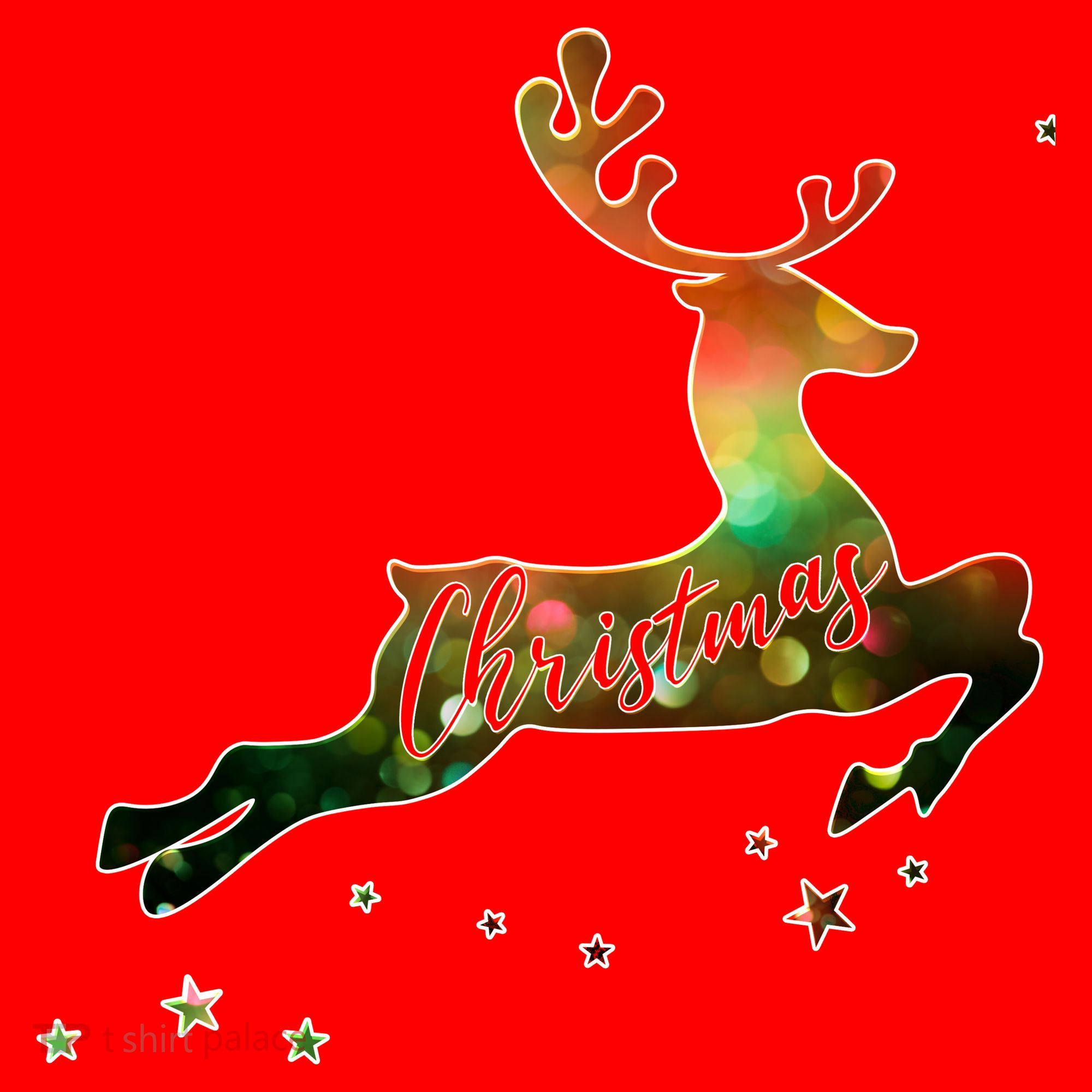 Festive Christmas Leaping Reindeer Santa Hat