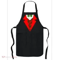 Festive Christmas Red Tuxedo Apron thumb 0