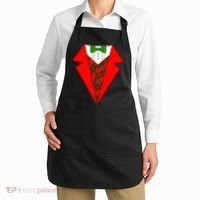 Festive Christmas Red Tuxedo Apron thumb 2