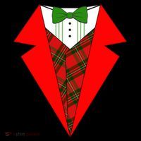 Festive Christmas Red Tuxedo Apron thumb 3