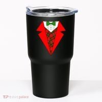 Festive Christmas Red Tuxedo Tumbler thumb 0
