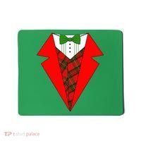 Festive Christmas Red Tuxedo Mousepad thumb 0