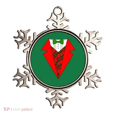 Festive Christmas Red Tuxedo Ornament