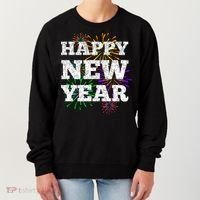 Festive Happy New Year Fireworks Women's Sweatshirt thumb 0